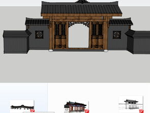 精品城門SU模型與CAD平面設(shè)計(jì)圖紙下載 29.71MB資源合集，建筑創(chuàng)作的秘籍